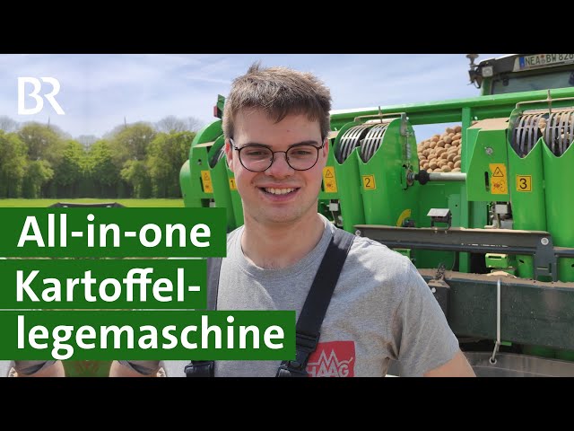 Junger Bauer, großes Invest: Was kann die neue Kartoffellegemaschine? | Unser Land | BR