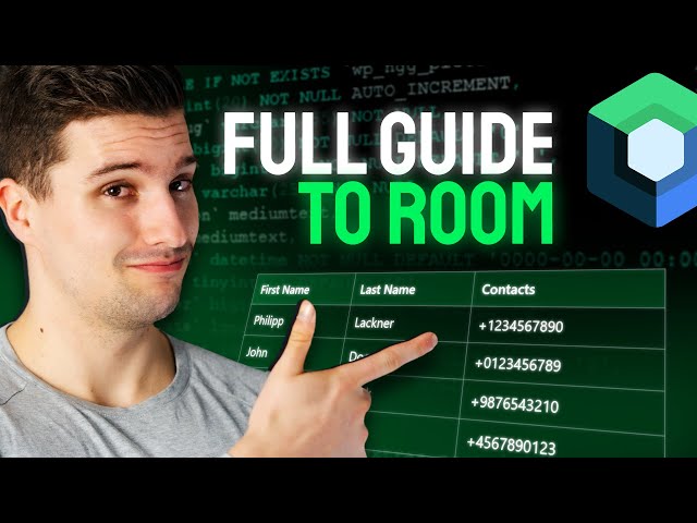 The FULL Beginner Guide for Room in Android | Local Database Tutorial for Android