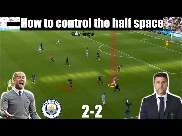 Tactical Analysis: Man City 2-2 Tottenham | Pep vs Pochettino | Goals:Sterling,Aguero, Moura, Lamela
