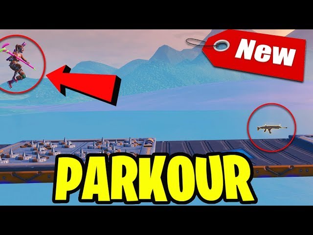 INSANE NEW PARKOUR MAP! PLAYING WITH SUBS! (Fortnite Creative Mode)