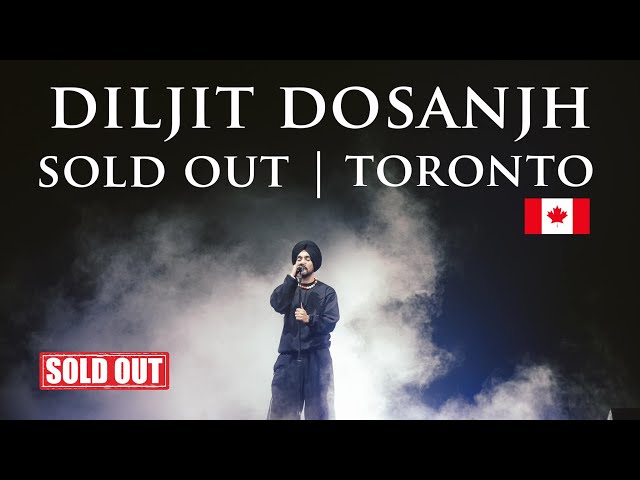 SOLD OUT! 🔥 DILJIT DOSANJH 🔥 | Live Concert | TORONTO 2022 | Scotiabank Arena | Born to Shine Tour