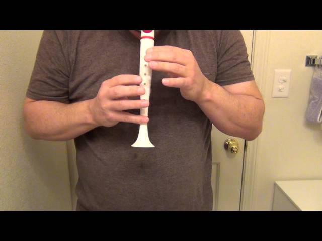 Amazing Grace - Flutophone, Recorder, How to Play