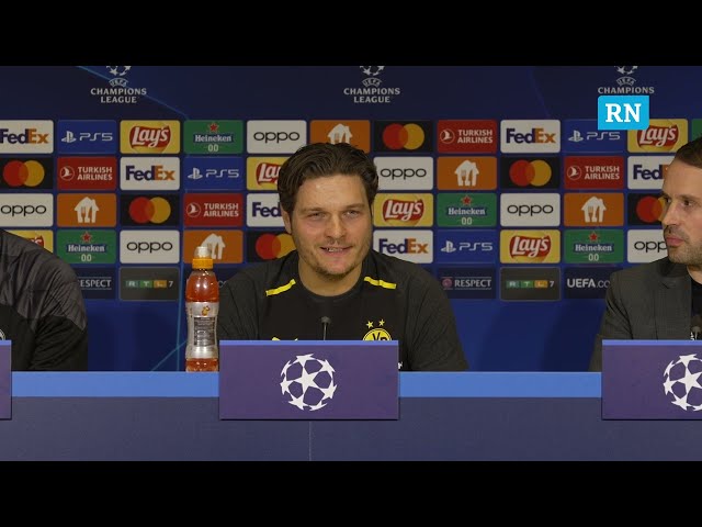 BVB-Pressekonferenz mit Terzic und Kobel in Eindhoven: "Wir brauchen kompletten Fußball"