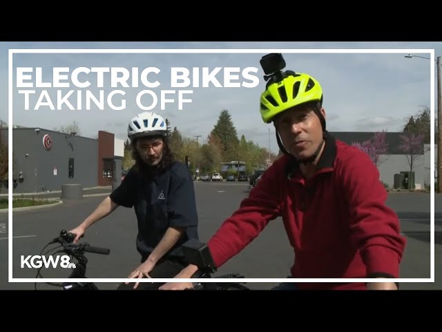 E-bikes becoming more popular around Portland