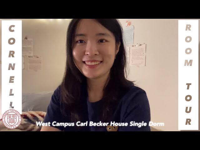 [ENG] Cornell vlog | room tour | west campus/carl becker house/single dorm room tour| kellygraphy
