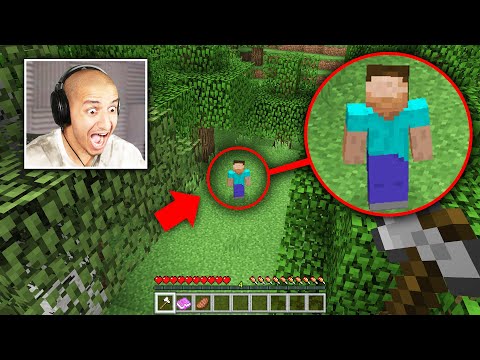 If You See FACELESS STEVE in Minecraft, DELETE YOUR WORLD... (Scary)