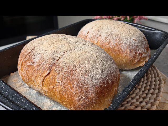 Now I bake bread every day. Easy and delicious bread recipe. baking bread
