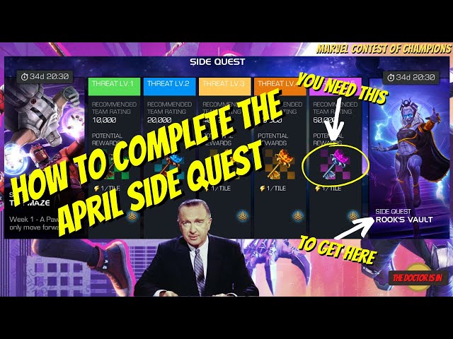 How To Beat and Complete The Maze and Rook's Vault MCOC Side Quest