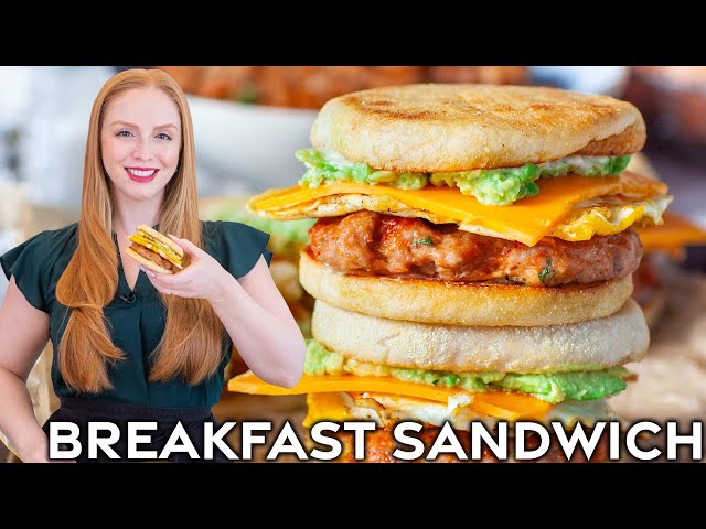 Homemade Breakfast Sausage + Easy Breakfast Sandwich Recipe