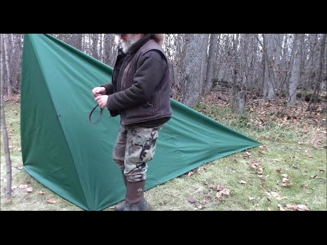 Make A Tent With Floor From A Tarp