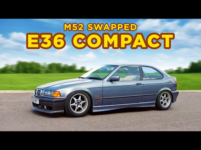 Engine swapped E36 compact absolutely RIPS
