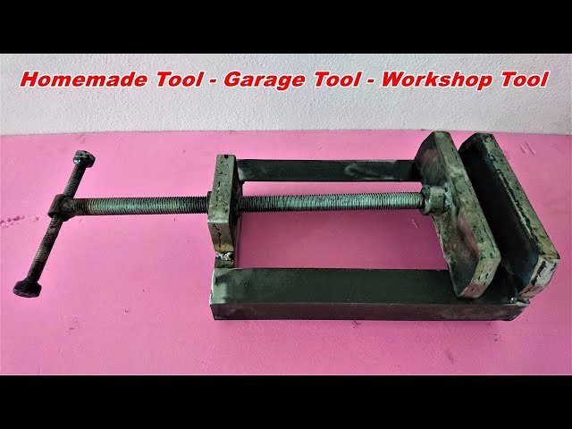Making A Metal Drill Vise - DIY Homemade Tool - Garage Tool - Workshop Tool