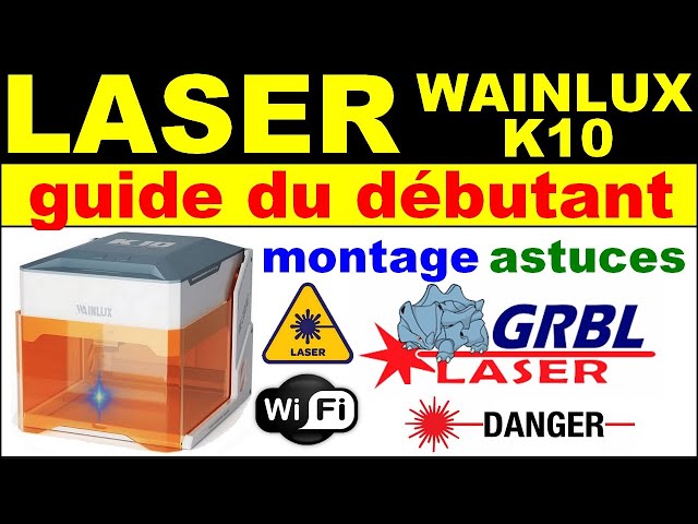 Mini graveur laser pour débutant wainlux K10 et lasergrbl #Wainlux laser engraving for beginners