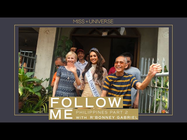 R'Bonney Gabriel Returns to Manila PART 2 | Follow Me | Miss Universe