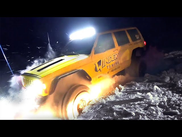 We Rescue A Jeep Stuck 12 Hours In A Snowdrift