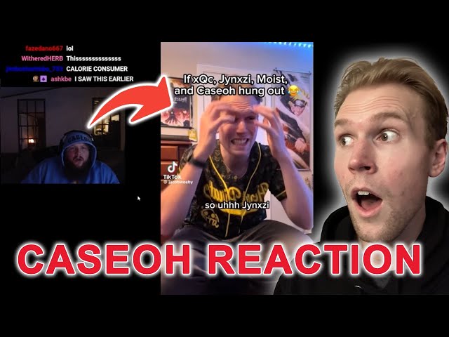 Caseoh REACTS to my IMPRESSION of HIM