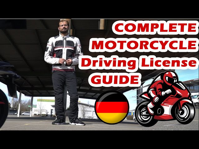 Motorcycle License Guide Germany (A,A1,A2)
