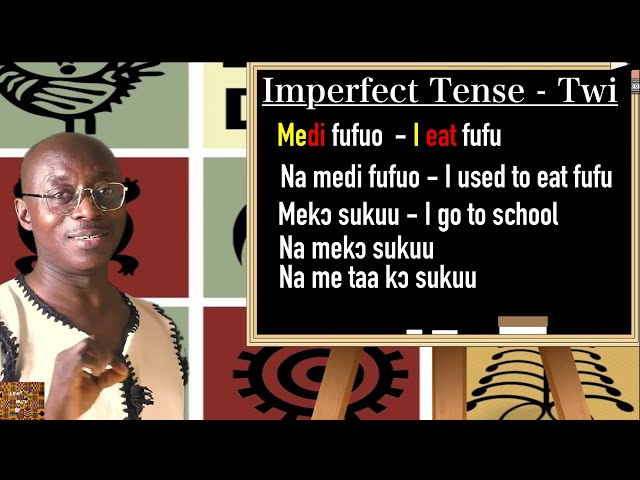 IMPERFECT TENSE IN TWI | Part 2 | Learn Twi With Opoku | Asante Twi