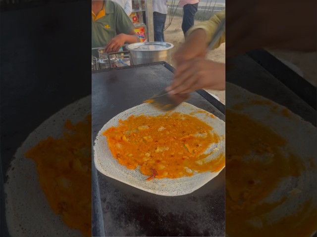 Masala Dosa road side ₹70 onion masala dosa | #shorts #masaladosa #streetfood