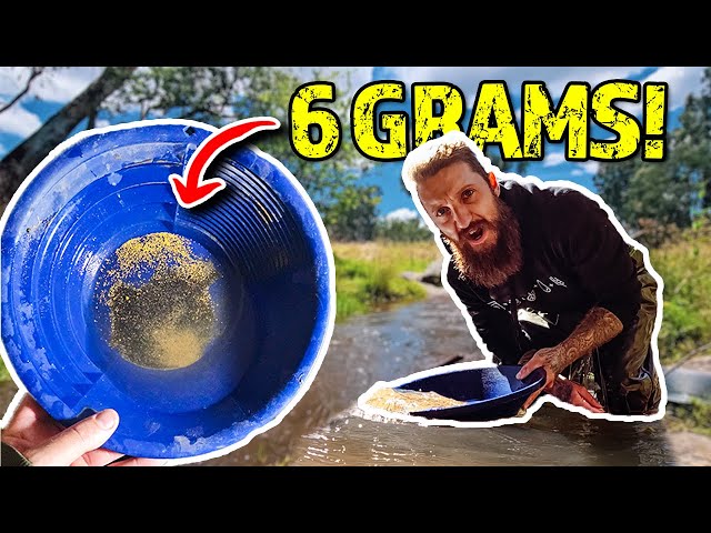I Found Over 6 Grams of Gold Panning in 1 Day! | RECORD BREAKING FIND!