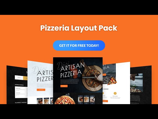 Get a FREE Pizzeria Layout Pack for Divi