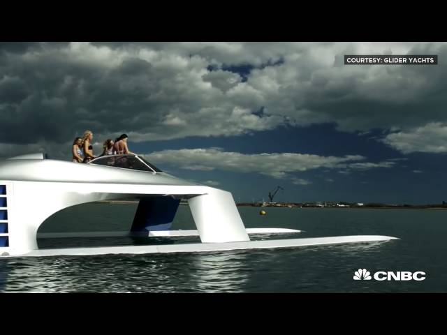 Super fast super yacht ready for water