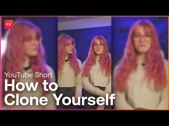 How to Clone Yourself with VFX #shorts