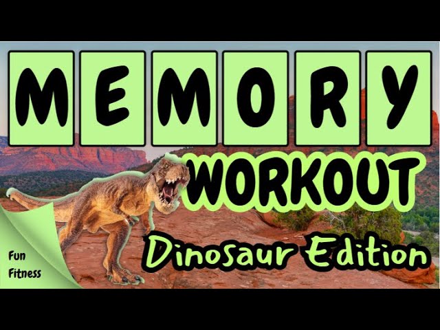 Memory Workout! DINOSAUR Edition! Brain Break | Family Fun Fitness For Kids | PE