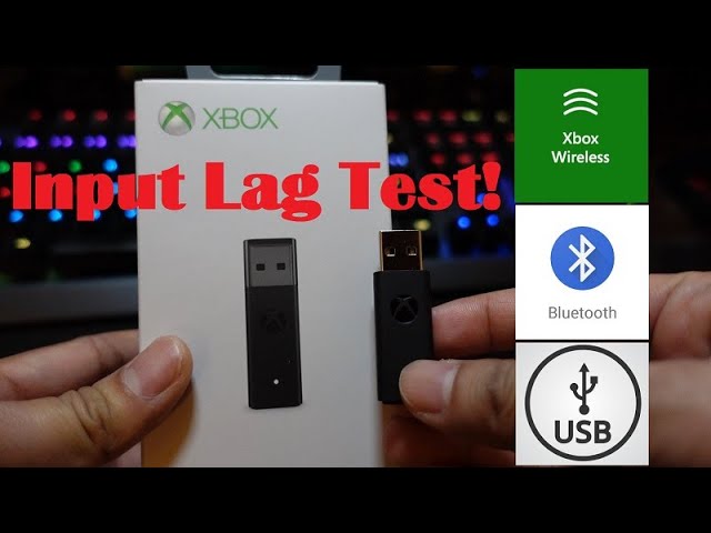 Xbox Wireless Adapter VS Bluetooth VS Wired Input Lag Test On PC