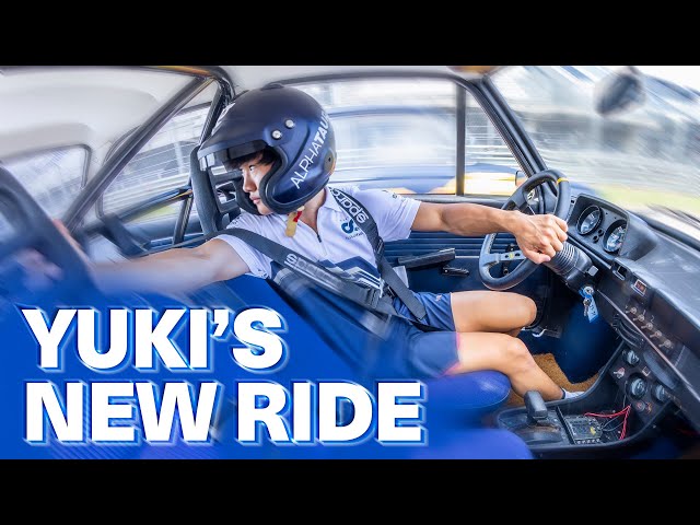 Yuki Tsunoda's New Ride - 120kph in Reverse!