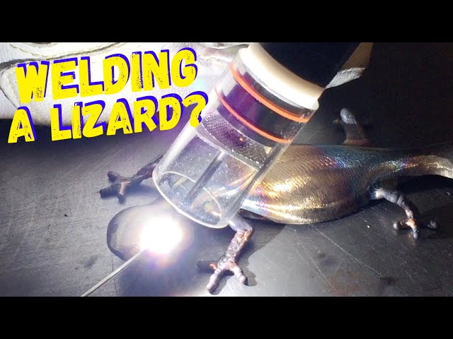 Metal Art CHALLENGE! Can I weld a LIZARD??