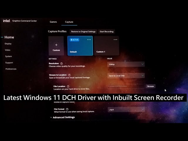 How to Install Intel Graphics Driver in Windows 11, Latest Windows 11 DCH Driver