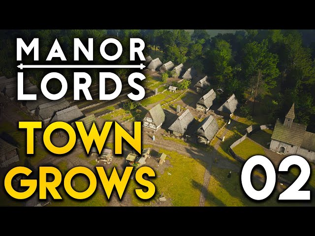 Manor Lords - TOWN GROWTH! Let's Play Episode 2
