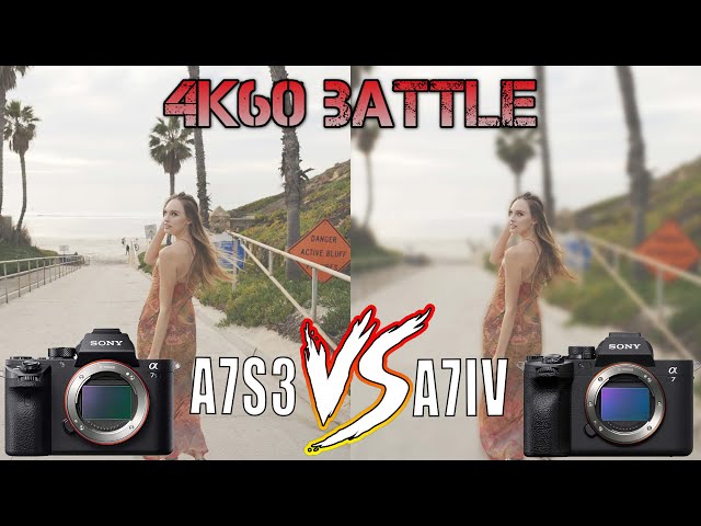 We compared A7iv 4k60 VS A7siii 4k60
