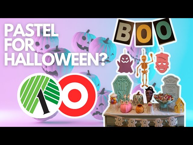 PASTEL Halloween Party DIYS Dollar Tree (DIY Video) Hacks