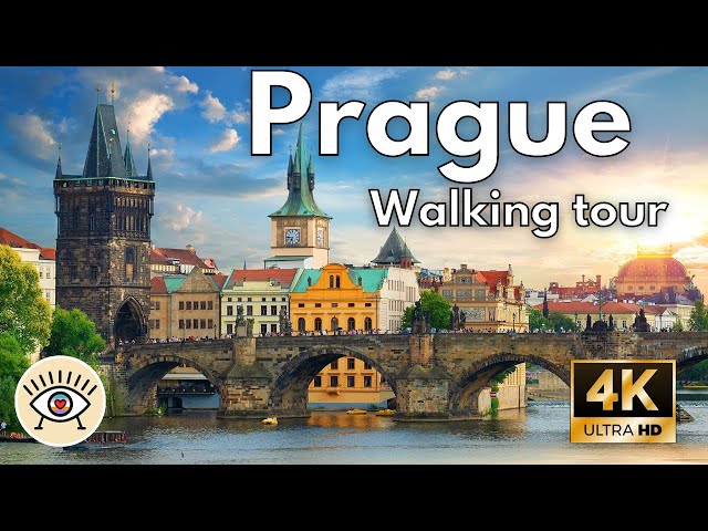 Prague, Czech Republic | 4K 60FPS HDR "Walking Tour" | With subtitles!