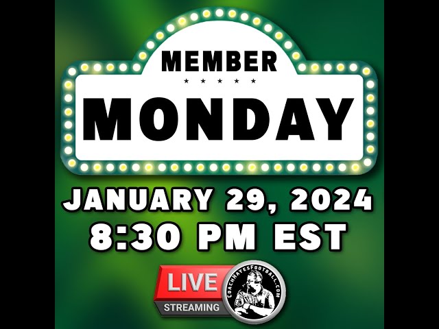 Members Only Live Stream 1-29-24