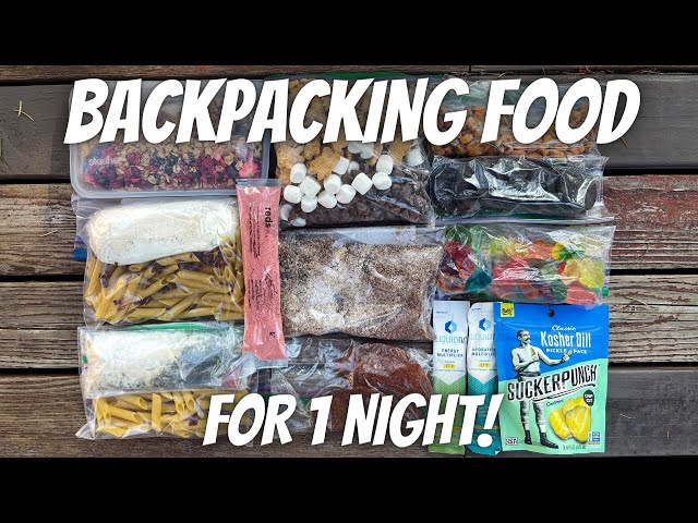 How I Put Together a Backpacking Meal Plan for An Overnight Backpacking Trip