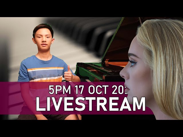 Sunday Piano Livestream - Adele Easy On Me & Stay Kid LAROI + Jusint Bieber | Cole Lam 14 Years Old