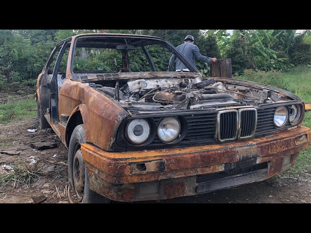 Fully restoration 50 year old BMW 7 series cars that were severely damaged    | Rebuild the BMW car