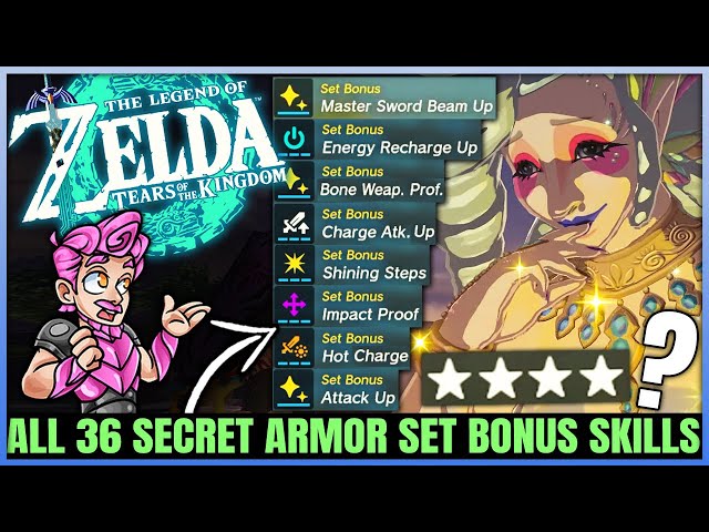 This Hidden Skill is GAME BREAKING - All 36 Secret LvL 2 Armor Set Bonus - Tears of the Kingdom!