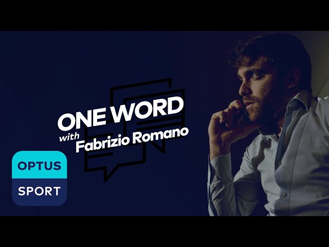 One Word with Fabrizio Romano: Messi, Ronaldo, Raiola and Australian football?