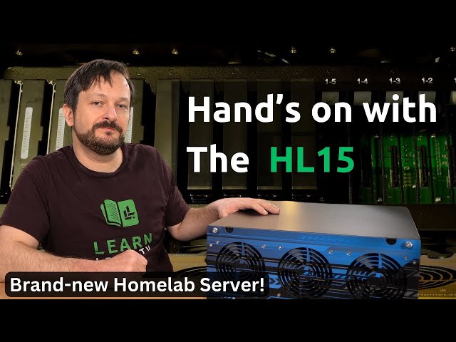 Hands On: The HL15 Homelab Server from 45Homelab