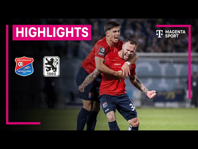 SpVgg Unterhaching - TSV 1860 München | Highlights 3. Liga | MAGENTA SPORT