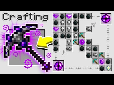 HOW TO CRAFT A $1,000,000 GOD PICKAXE! *OVERPOWERED* (Minecraft 1.13 Crafting Recipe)