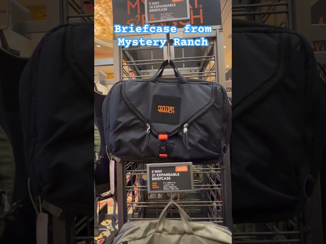 Mystery Ranch Briefcase - For Those Who Don't Want a Backpack or Messenger Bag #edc #mysteryranch