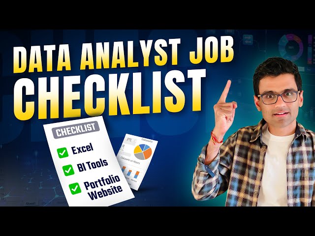 Data Analyst Skills Required | Job-Ready Checklist 🚀🚀