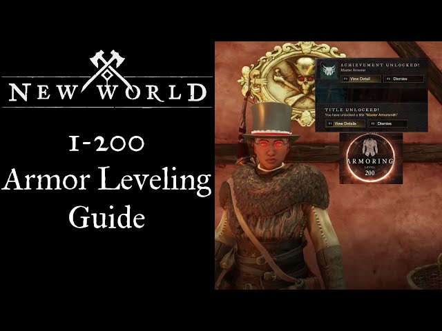 New World 1-200 Armor leveling Guide, No Market, Very Fast