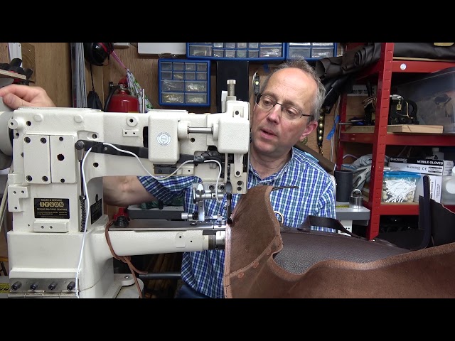How To Sew Up A Leather Bag by Machine