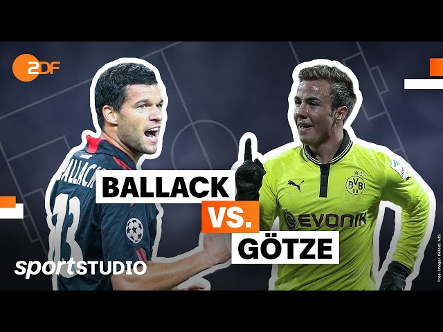 Ballack vs. Götze: Capitano oder Wunderkind? | Bundesliga | sportstudio